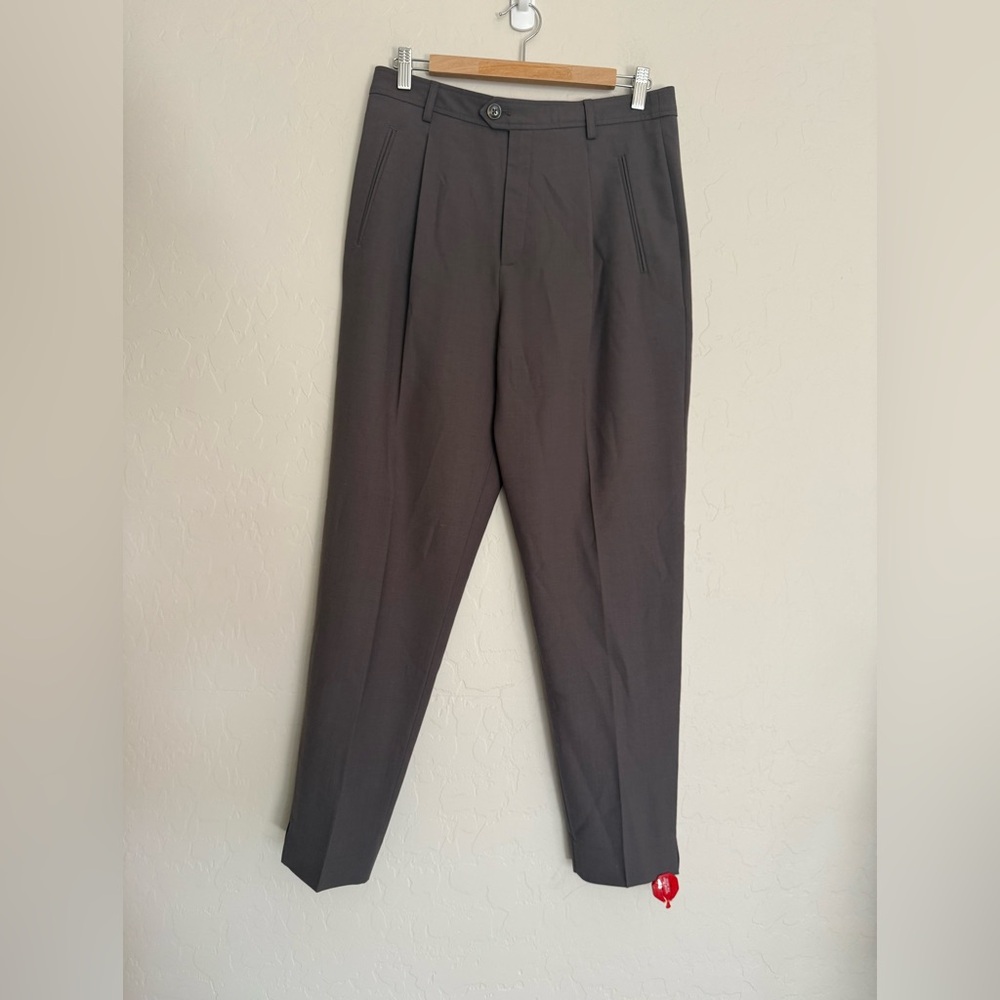 NWT CLOSED Arlo Pant Size 29 Beige / Cement Trouser Wool Blend